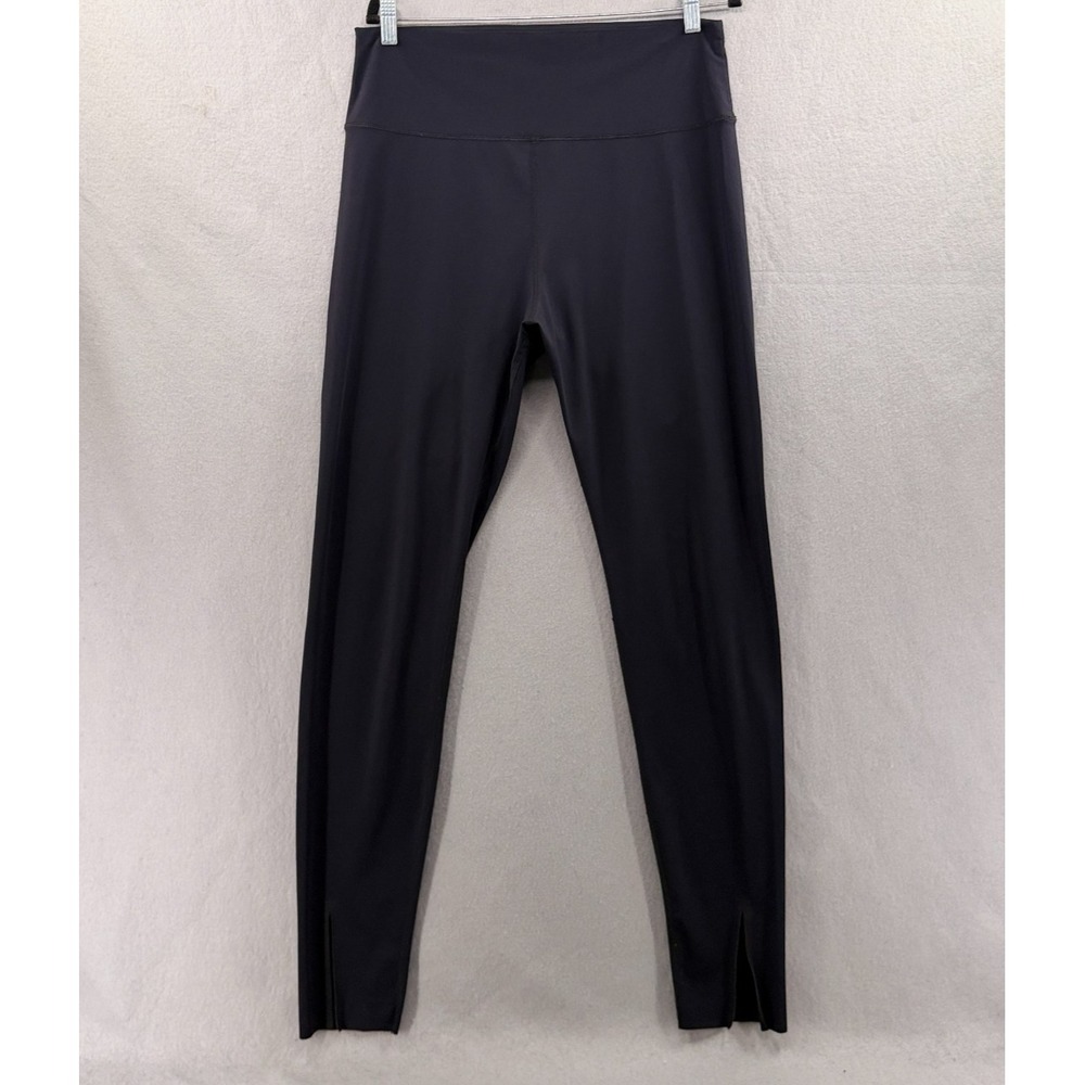 Epoque Evolution Orion Leggings Womens XL Black High Waisted Font Slit Ankle